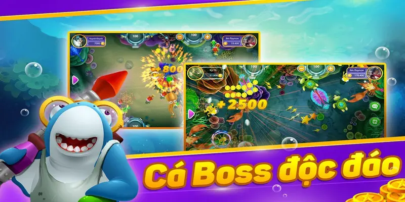 Cá Boss độc đáo với cơ hội nhận thưởng giá trị khủng